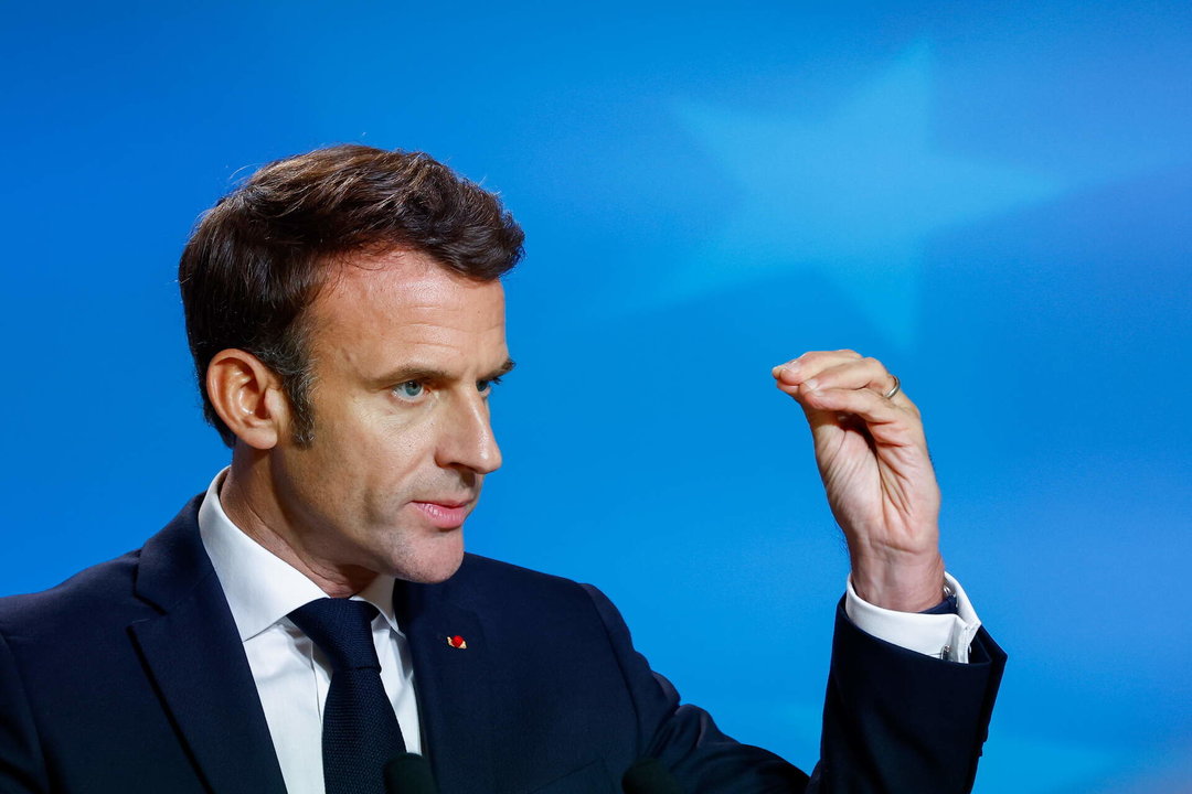 <p>Emmanuel Macron EFE/EPA</p>