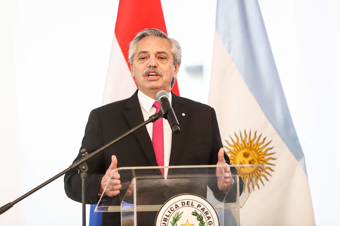 Fotografía de archivo de Alberto Fernández, presidente de Argentina. EFE/ Nathalia Aguilar